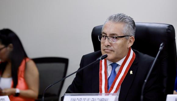 Fiscal de la Nación, Juan Carlos Villena, se presentó ante Comisión de Fiscalización y Contraloría. Foto: Congreso
