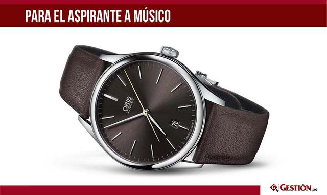 El último de los homenajes de esta compañía a las leyendas del jazz, la edición limitada de Oris Dexter Gordon, honra al saxofonista tenor apodado Long Tall Dex. Consígalo para un graduado de algún conservatorio o en general para alguien que ame la música