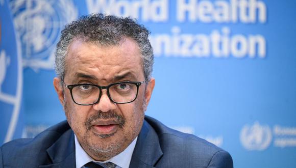 En la jornada de este jueves también se presentó en la asamblea un informe del director general de la OMS, Tedros Adhanom Ghebreyesus, en el que el experto etíope insistió en la gravedad de los efectos de la guerra de Ucrania a nivel sanitario. (FABRICE COFFRINI / AFP).
