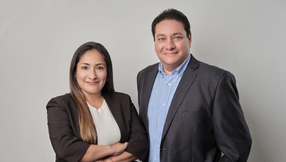 Cinthya Álvarez, Country Manager de Wolet Colombia, y Mario Cruz, CEO & founder de Wolet.