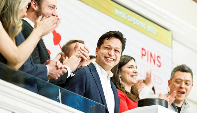 El consejero delegado de Pinterest, Ben Silbermann, lideró la salida a bolsa de la red social. (Foto: EFE)