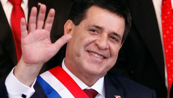 Cartes fue electo senador por el conservador Partido Colorado en los comicios generales del 22 de abril. (Foto: ParaguayTV)