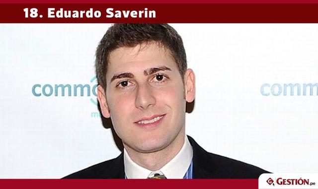 Eduardo Saverin fue uno de los cofundadores de Facebook y ocupó el cargo de CFO (febrero 2004).  Tras ganar una batalla legal contra Facebook que le permitió conservar su estatus de cofundador, Saverin comenzó a invertir en startups como Qwiki y Jumo. En 