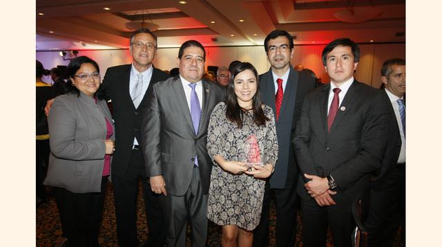 Equipo de Odebrecht Perú conformado por Sonia Donayre, Alvaro Carvalho, Diego Andrade, Mickelly Cuba, Ricardo Boleira y Allan Chan. (Foto: Manuel Melgar)