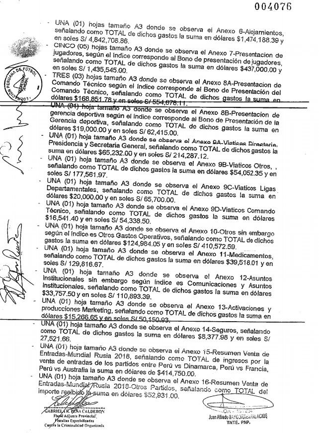 informe sobre Mundial