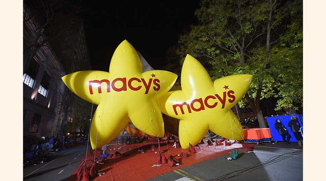 El desfile de Macy’s contó con cinco sponsors corporativos. (Foto: Getty)