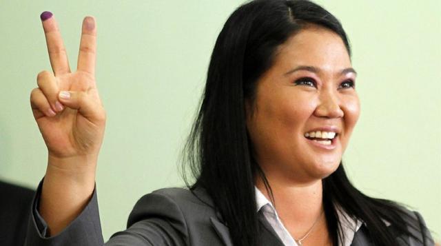 <b>Keiko Fujimori.</b> La candidata de Fuerza Popular votará en Surco, en el IEP Virgen de la Asunción (foto: Reuters).