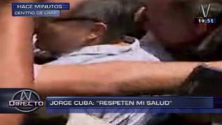 Exviceministro Jorge Cuba es ingresado a la carceleta del Palacio de Justicia