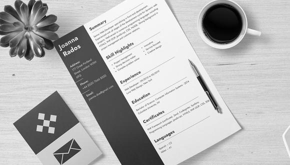 Un CV es la carta de presentación de una persona que busca un empleo ante una empresa.  (Foto: Pixabay)