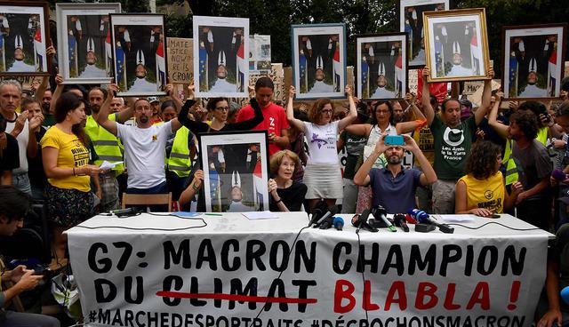 La marcha se realizó sin actos de violencia. (Foto: AFP)