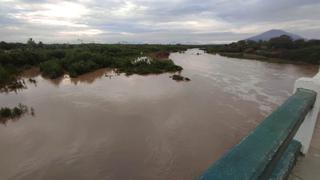 Río Tumbes llega al umbral rojo y nueve centros poblados están en riesgo