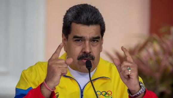 Nicolás Maduro realizó esta amenaza al presidente colombiano Iván Duque. (Foto: EFE)