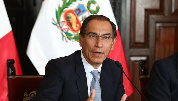 El presidente Martín Vizcarra participó en la juramentación de la fiscal de la Nación, Zoraida Ávalos. (Foto: GEC)