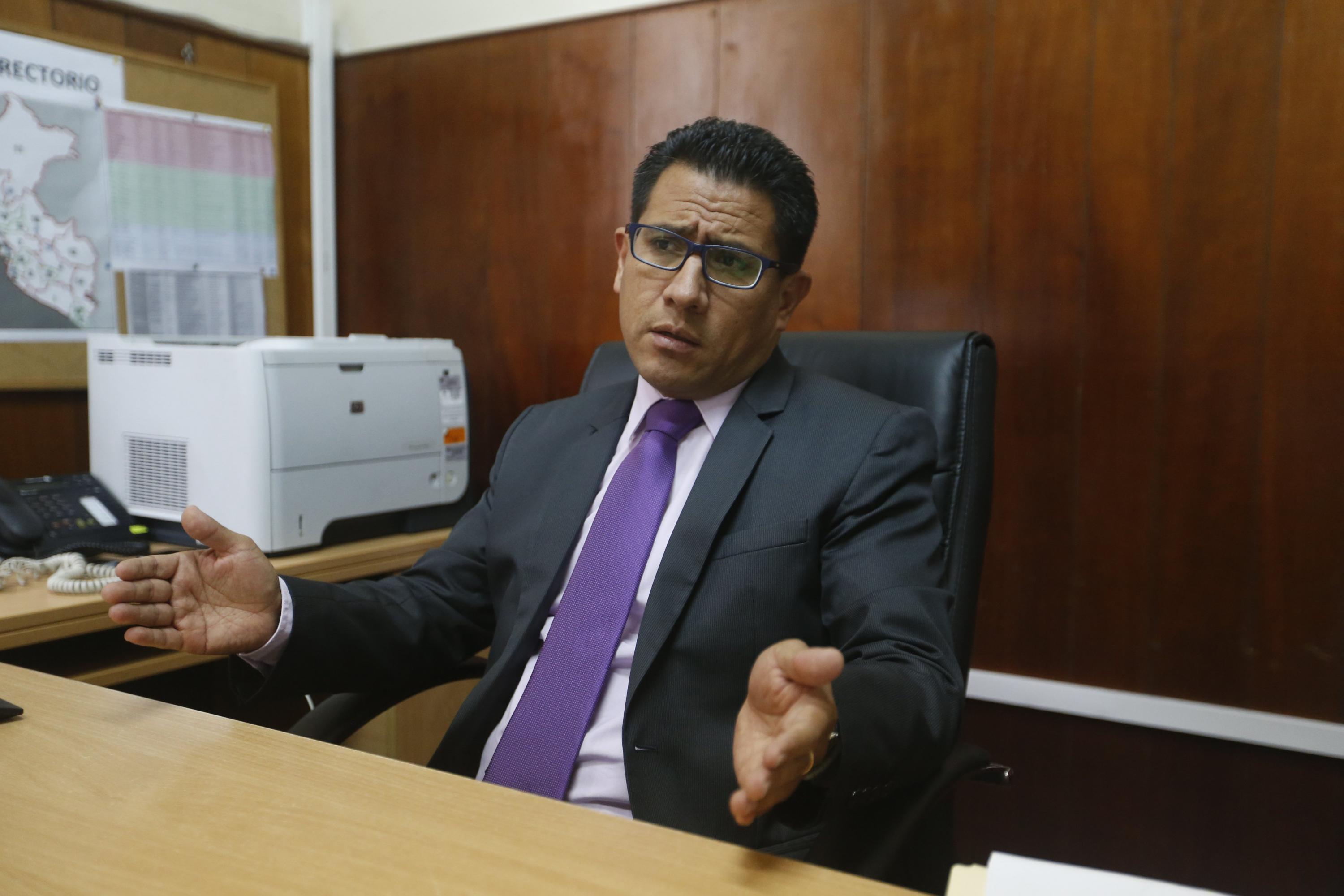 Amado Enco indicó que su denuncia solo atañe a Ramírez, y los fiscales no están incluidos en ella. (Foto: GEC)