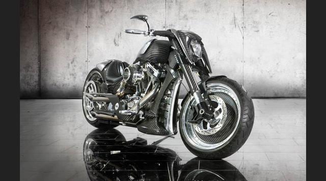 Foto 1 | Tras el nombre de Mansory Zapico se encuentra la moto custom que el preparador suizo acaba de fabricar. En colaboración con el diseñador de motos custom Thomas M. George. (Foto: Megaricos)