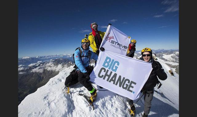 También les gustan los viajes que tienen un propósito, de modo que no es de sorprender que esas vacaciones de un mes estilo triatlón fueran parte de un programa que dirige Virgin llamado Strive Challenge, que saca a viajeros en buen estado físico de su zo