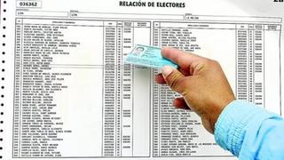 JNE aprueba padrón electoral definitivo para los comicios de octubre