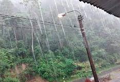 Senamhi: estas provincias de la selva presentarán lluvias de moderada a fuerte intensidad