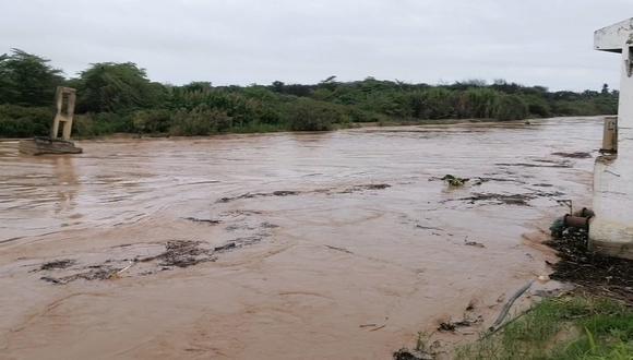 Río Tumbes sigue en umbral rojo y alertan nuevos desborde e inundaciones. (Foto: GEC)