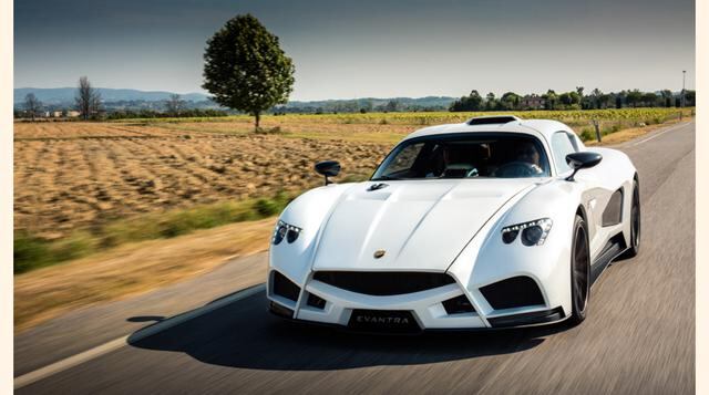 Mazzanti Evantra Millecavalli. Precio: US$ 1.2 millones. Solo se tiene planeado producir 25 unidades de este bólido fabricado completamente en fibra de carbono. (Foto: Forbes)