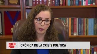 Rosa Bartra: “Si el presidente Vizcarra quiere una gran transición, que la lidere y renuncie”