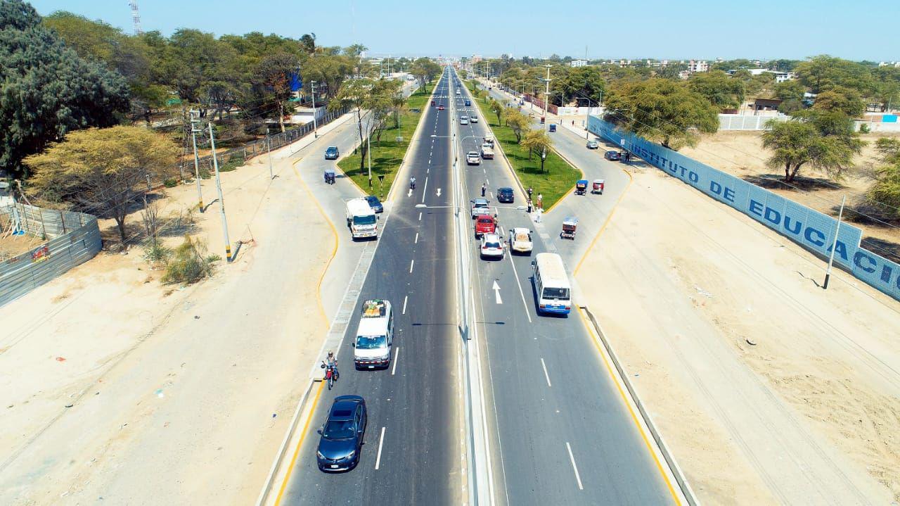La modernización de la vía, que es la más importante de la ciudad de Piura, requirió una inversión de S/ 94 millones. (Foto: Difusión)