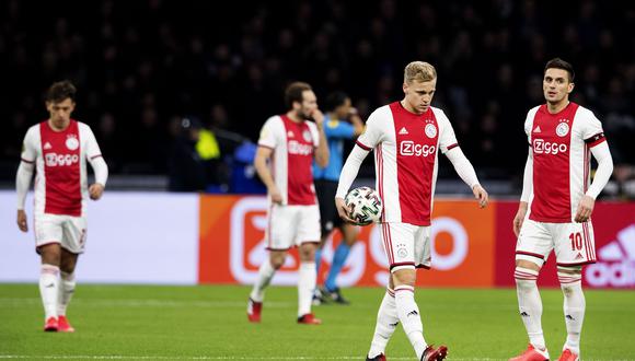 Ajax, líder actual de la Eredivisie, no será proclamado campeón tras la finalización anticipada del torneo por el coronavuirus. (Foto: AFP)