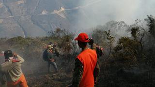 Fortaleza de Kuélap: Vientos hacen avanzar con rapidez el incendio, afirma gobernador de Amazonas