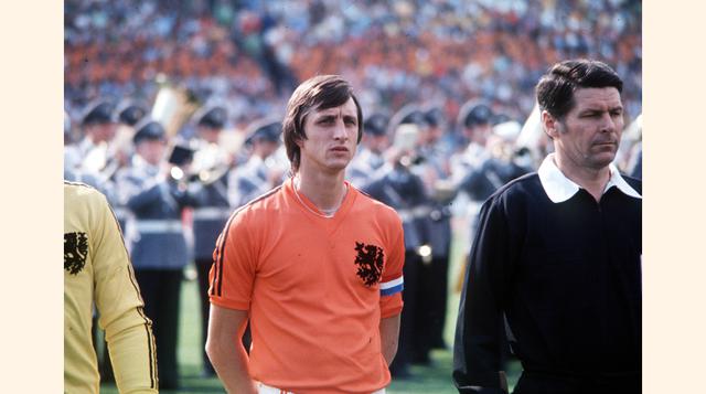 Los tres Balones de Oro de Holanda estuvieron en algún Mundial: Johan Cruyff (Alemania 74), Marco Van Basten (Italia 90) y Ruud Gullit (Italia 90). (Foto: Getty)