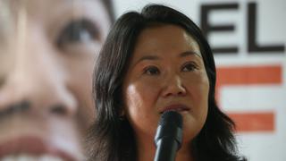 Keiko Fujimori: Referéndum de reforma electoral es importante pero hay otros temas urgentes