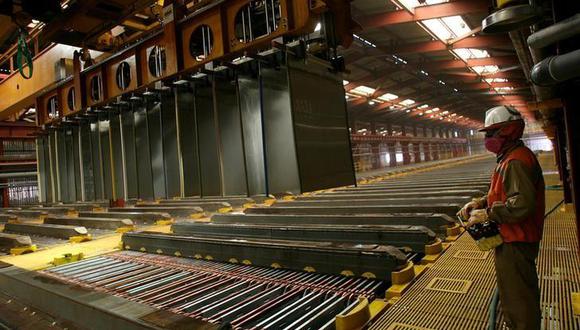 El cobre a tres meses en la Bolsa de Metales de Londres (LME) ganaba un 0.18% . (Foto: Reuters)
