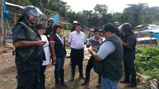 Policía desalojó a invasores de terrenos de INIA en Iquitos