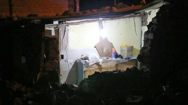 El epicentro del sismo de magnitud 5.2 se localizó a solo ocho kilómetros de la superficie, lo que generó la destrucción de las viviendas, la mayoría construida con adobe. (Foto: Andina)