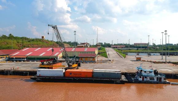 La Fase II del Terminal Portuario de Yurimaguas – Nueva Reforma se encuentran condicionadas a alcanzar la capacidad instalada: 600,000 TM. (Foto: MTC)