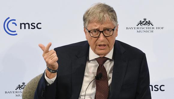 Bill Gates cuestionó la utilidad de las criptomonedas. (Foto: THOMAS KIENZLE / AFP)