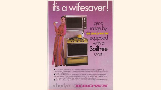 Anuncio de 1973. “Es un ‘salva-esposas’”.