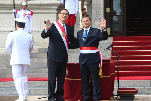 Néstor Popolizio, ministro de Relaciones Exteriores. Renunció el 30 de septiembre de 2019. (Foto: Presidencia Perú)