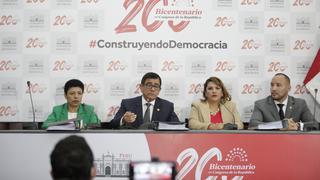 Cinco bancadas presentan candidatos para la segunda vicepresidencia del Congreso 