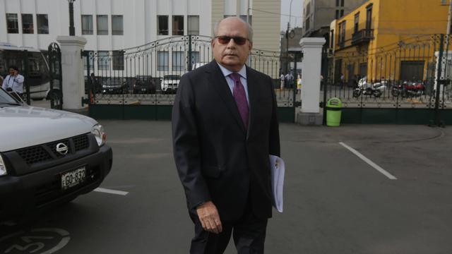 Pedro Cateriano. "Me ratifico: no existía peligro de fuga de los Humala y no había acusación fiscal. Eso era lo que estaba en discusión. Fue una resolución abusiva". (Foto: USI).