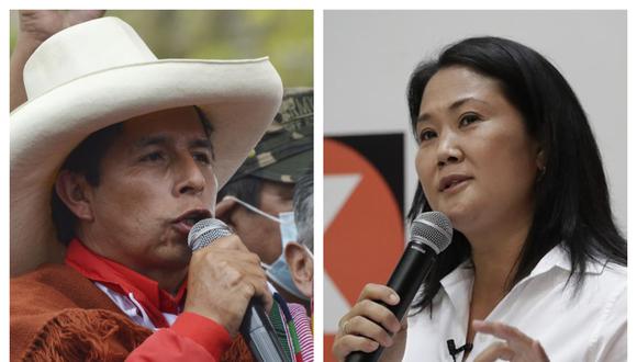 Pedro Castillo y Keiko Fujimori: uno de ellos será el próximo presidente de la República. (Fotos: Andina)
