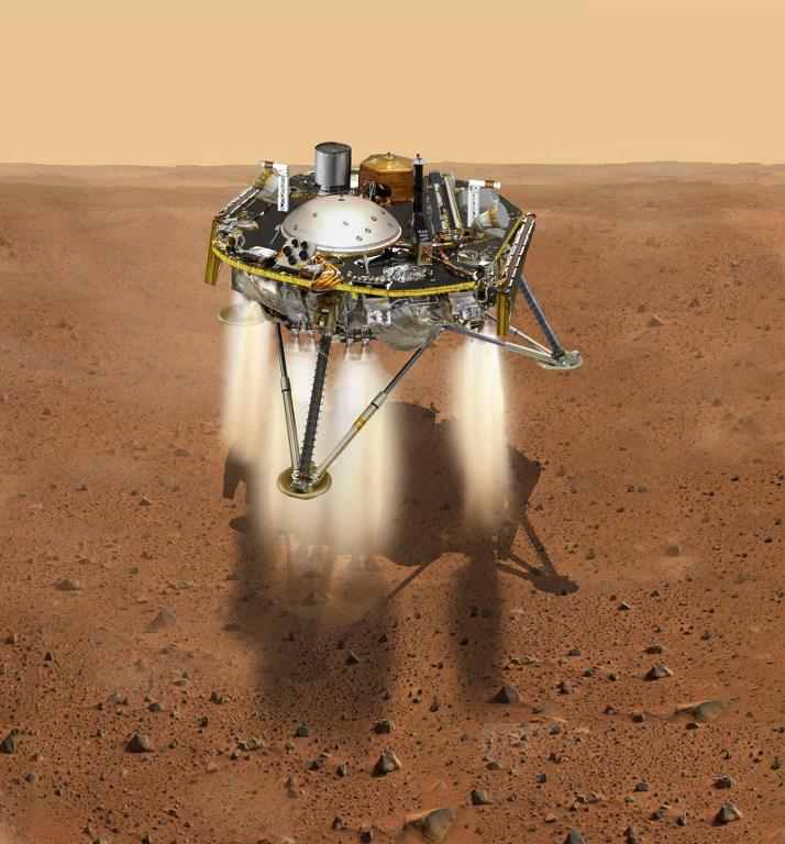 El aterrizaje de la Exploración Interior de Marte de la NASA que utiliza el sonda de Investigaciones Sísmicas, Geodesia y Transporte de Calor (InSight) está programado para aterrizar en el Planeta Rojo a las 3 p.m.