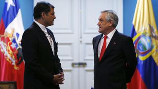 Rafael Correa: Fallo de litigio marítimo entre Chile y Perú no tendrá repercusión en Ecuador