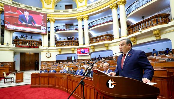 El Pleno del Congreso otorgó el voto de confianza al gabinete ministerial liderado por Gustavo Adrianzén. Foto: Ernesto Arias.