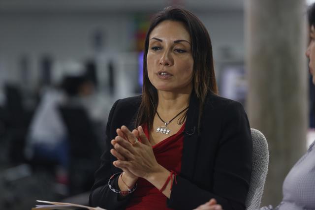 Patricia Donayre fue la segunda congresista en renunciar a Fuerza Popular luego de mantener una disputa con Miguel Torres en la Comisión de Constitución. (Foto: GEC)