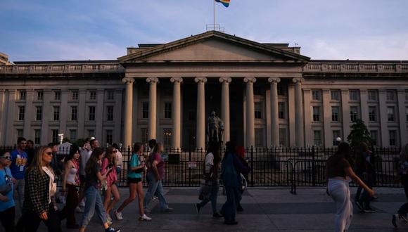 El edificio del Tesoro de EE.UU. en Washington, DC, el sábado 3 de junio de 2023.