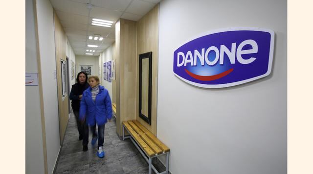 Danone. La conocida marca de yogurt bajó un puesto. (Foto: Bloomberg)
