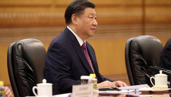 El presidente chino, Xi Jinping, asiste a una reunión en Beijing el 1 de marzo de 2023. (Foto de Pavel ORLOVSKY / BELTA / AFP) /