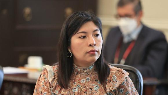 Betssy Chávez fue detenida en Tacna ayer, y permaneció en la carceleta del Poder Judicial en esa localidad. (Foto: archivo Presidencia)
