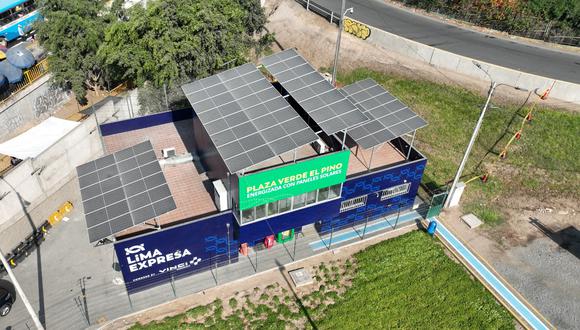 Seis nuevas bases operativas de  Lima Expresa se abastecerán de energía solar. Foto: Lima Expresa.