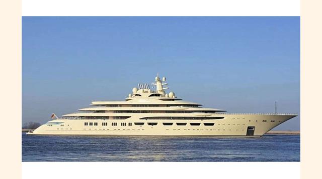 DILBAR. El Proyecto Omar aka Dilbar es el último megayate de Alisher Usmanov, el cual está programado para ser entregado a finales de este año. Es gigantesco y tiene 512 pies de largo, el nuevo Dilbar es el cuarto yate más grande en el mundo. Está decorad